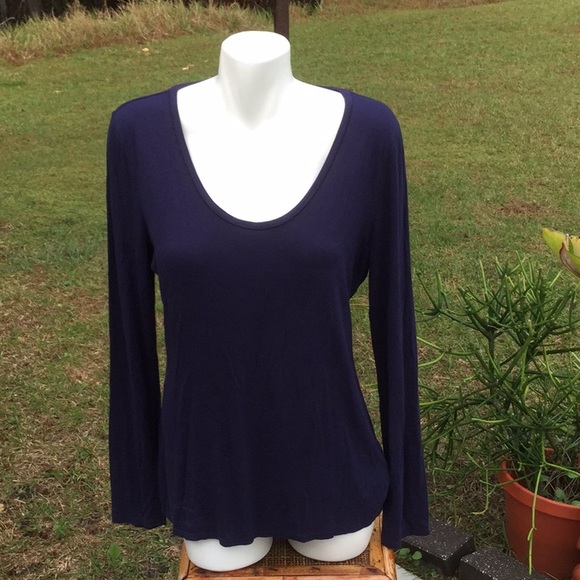 Metaphor Tops - 🌹NWOT Awesome Size Large Navy Long Sleeve Top 🌹